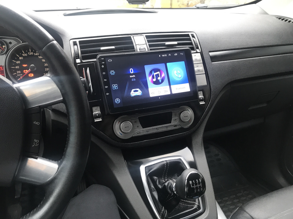 Магнитола на Андройде + усилитель антенны. — Ford Kuga (1G), 2 л, 2009 ...