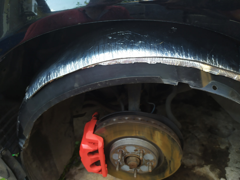 Шумка передних арок — Honda Accord (8G), 2,4 л, 2008 года | своими ...