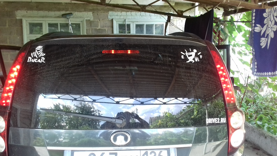 Замена ламп в доп.стоп сигнале — Great Wall Hover, 2,4 л, 2011 года ...