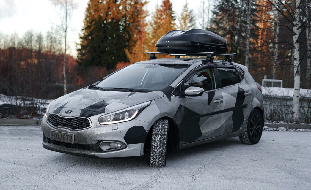 Kia Ceed SW путешествие Норвегия