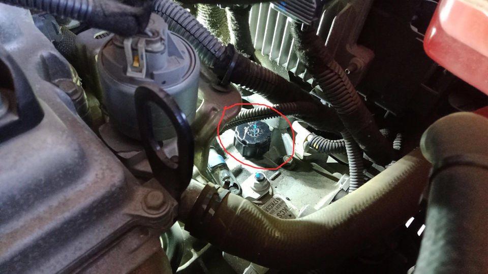 Сапун/заливная пробка АКПП — Ravon R4