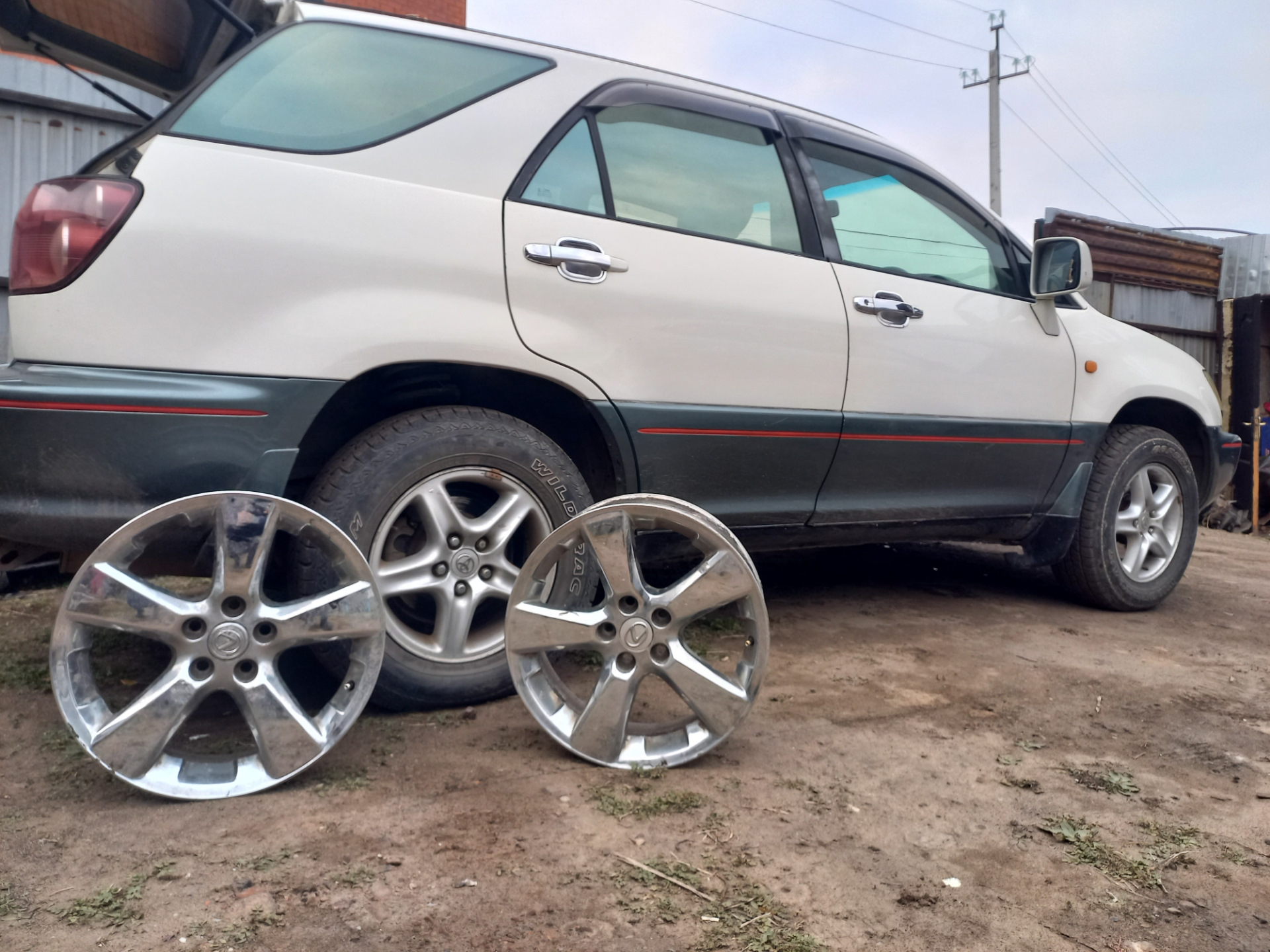 Сборная дисков — Toyota Harrier (1G), 2,2 л, 1998 года | колёсные диски ...