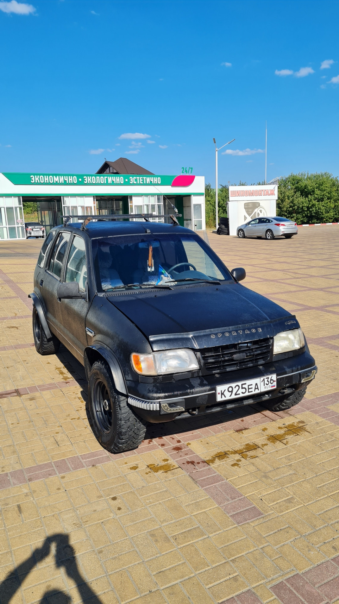 День первый! — Subaru Forester (SF), 2 л, 2000 года | мойка | DRIVE2