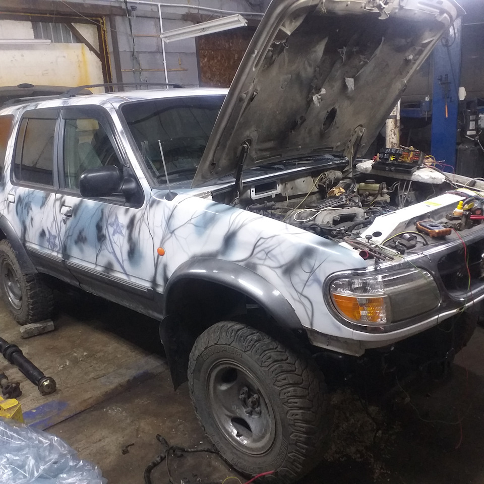 Swap на vq25de #2 — Ford Explorer (2G), 4 л, 1997 года | визит на ...