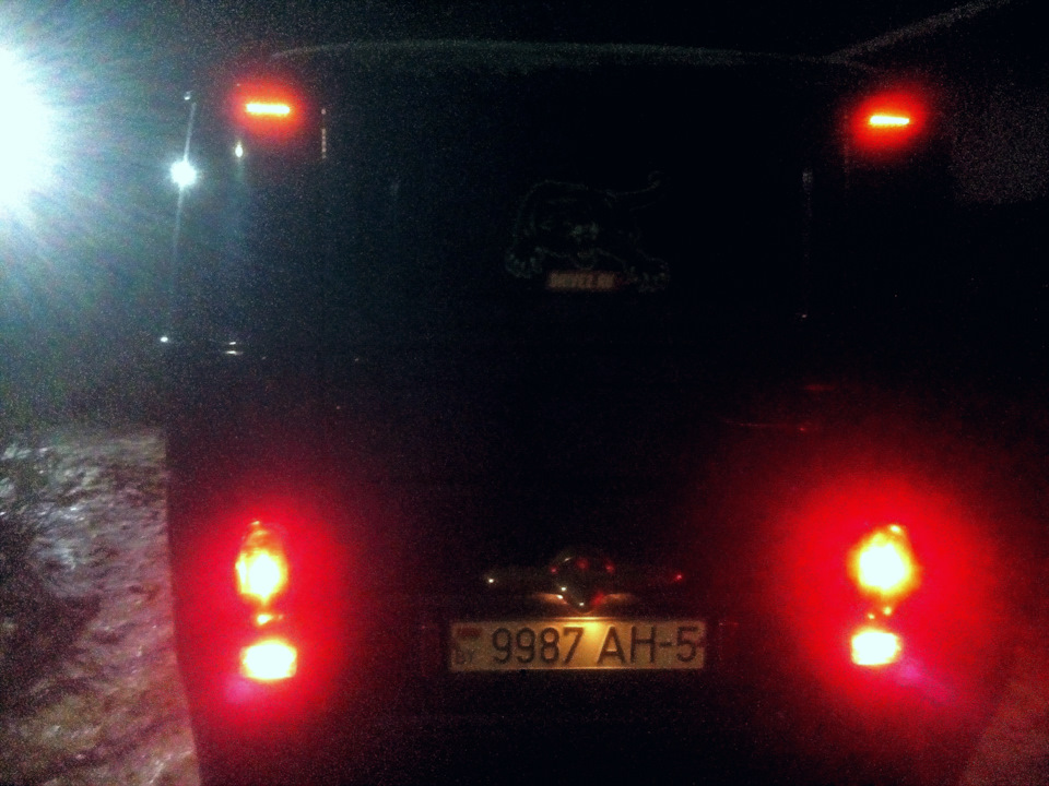 Вчера купил, а сегодня установил габариты красного цвета. — ЕрАЗ 762В ...