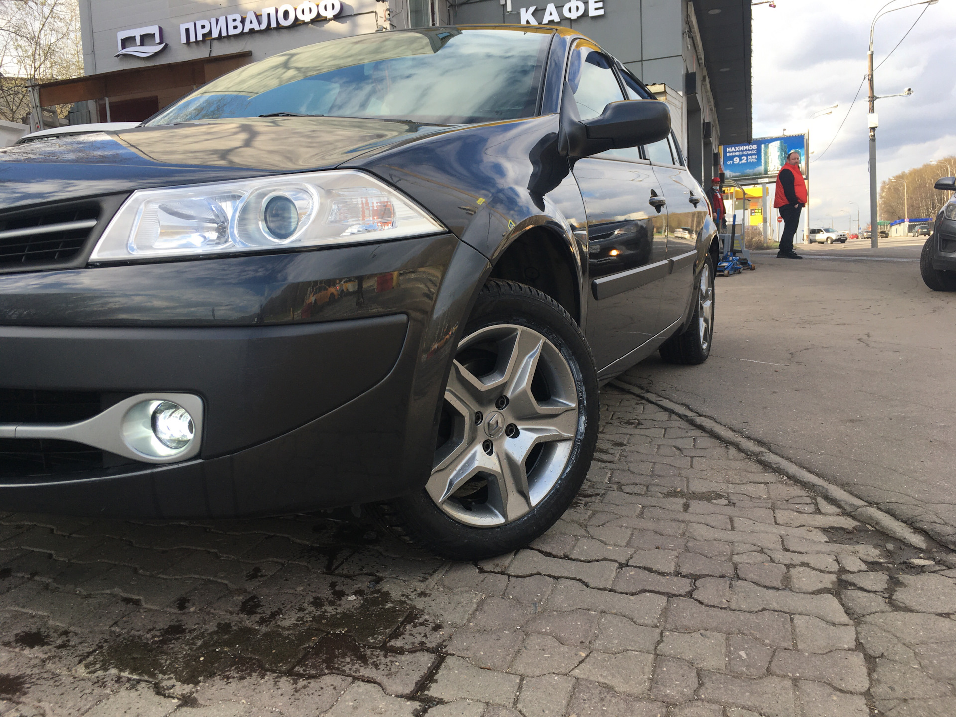 Диски от Логан-Сандеро Степвей. — Renault Megane II, 1,6 л, 2008 года |  шины | DRIVE2