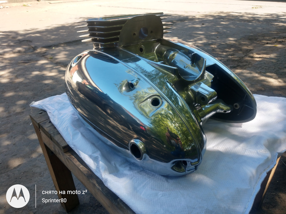Зеркальная полировка двигателя от мотоцикла. — Сообщество «Полировка ...
