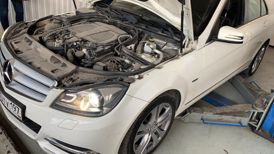 Первое ТО — Mercedes-Benz C-class (W204), 3,5 л, 2012 года | плановое ...