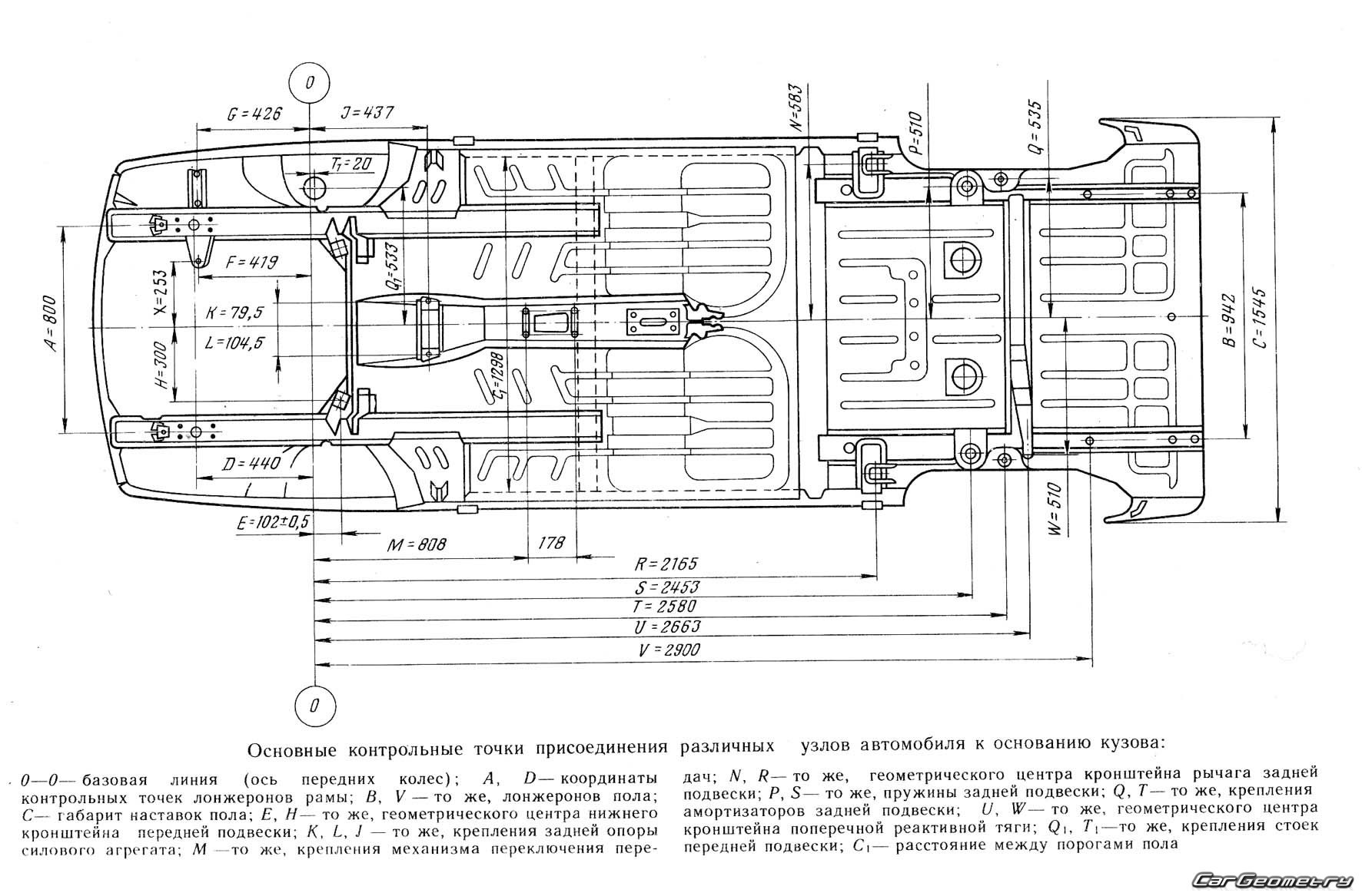 Москвич 2141 чертеж