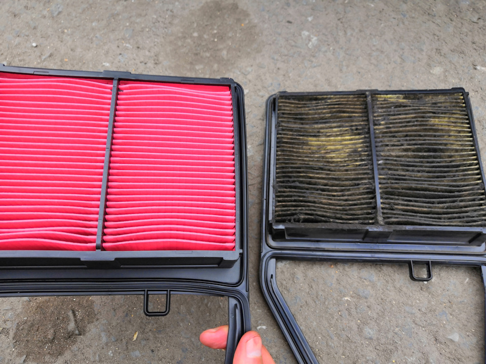 Шок, решил глянуть воздушный фильтр, замена воздушного фильтра — Honda ...