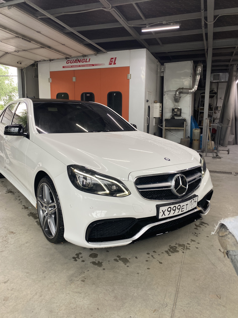 Бампер и диффузор с насадками 6.3 — Mercedes-Benz E-Class (W212), 2 л ...