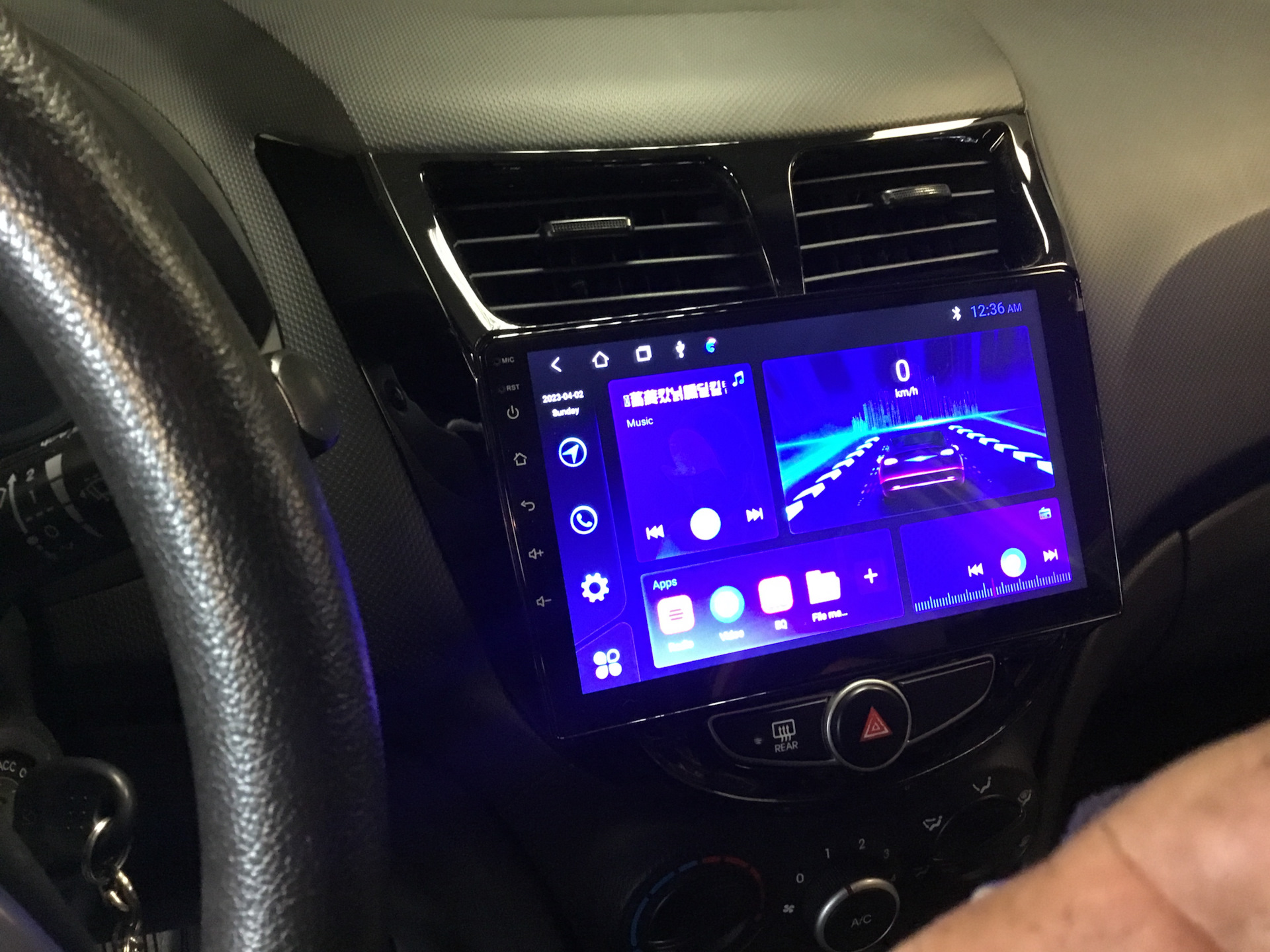 2. Замена магнитолы — Hyundai Solaris Hatchback, 1,4 л, 2012 года ...