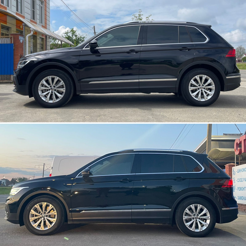 Тюнинг подвески от GARIS TUNING — Volkswagen Tiguan (2G), 2 л, 2020 ...