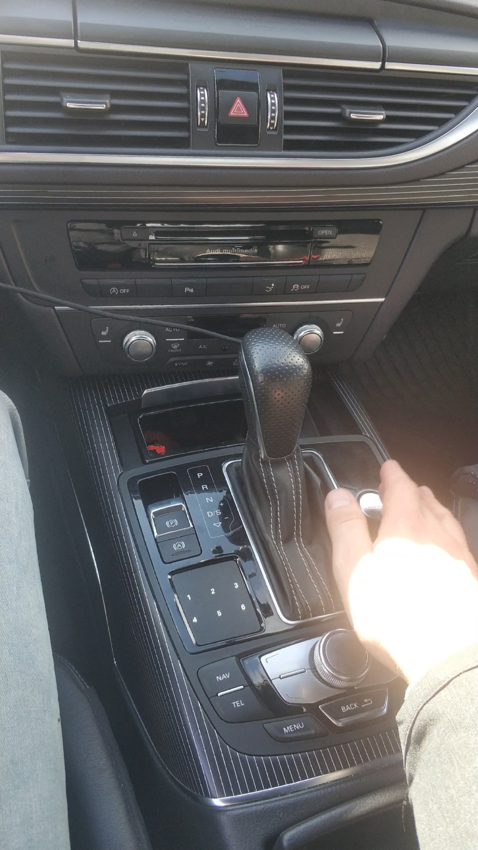 ручка кпп s-tronic — Audi A7 Sportback (1G), 3 л, 2014 года | стайлинг ...