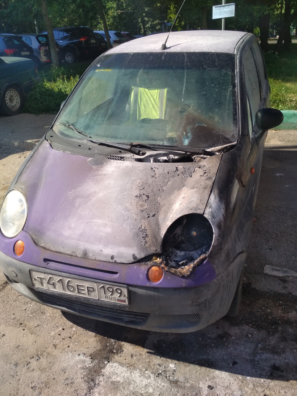 Вот мой Матиз и решил за меня, что с ним делать!))) — Daewoo Matiz (M100,  M150), 1,2 л, 2005 года | другое | DRIVE2