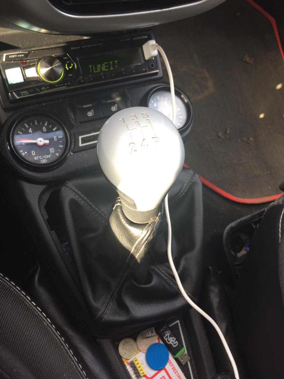 Ручка КПП Веста зеркало салонное нового образца или от гранты FL ...