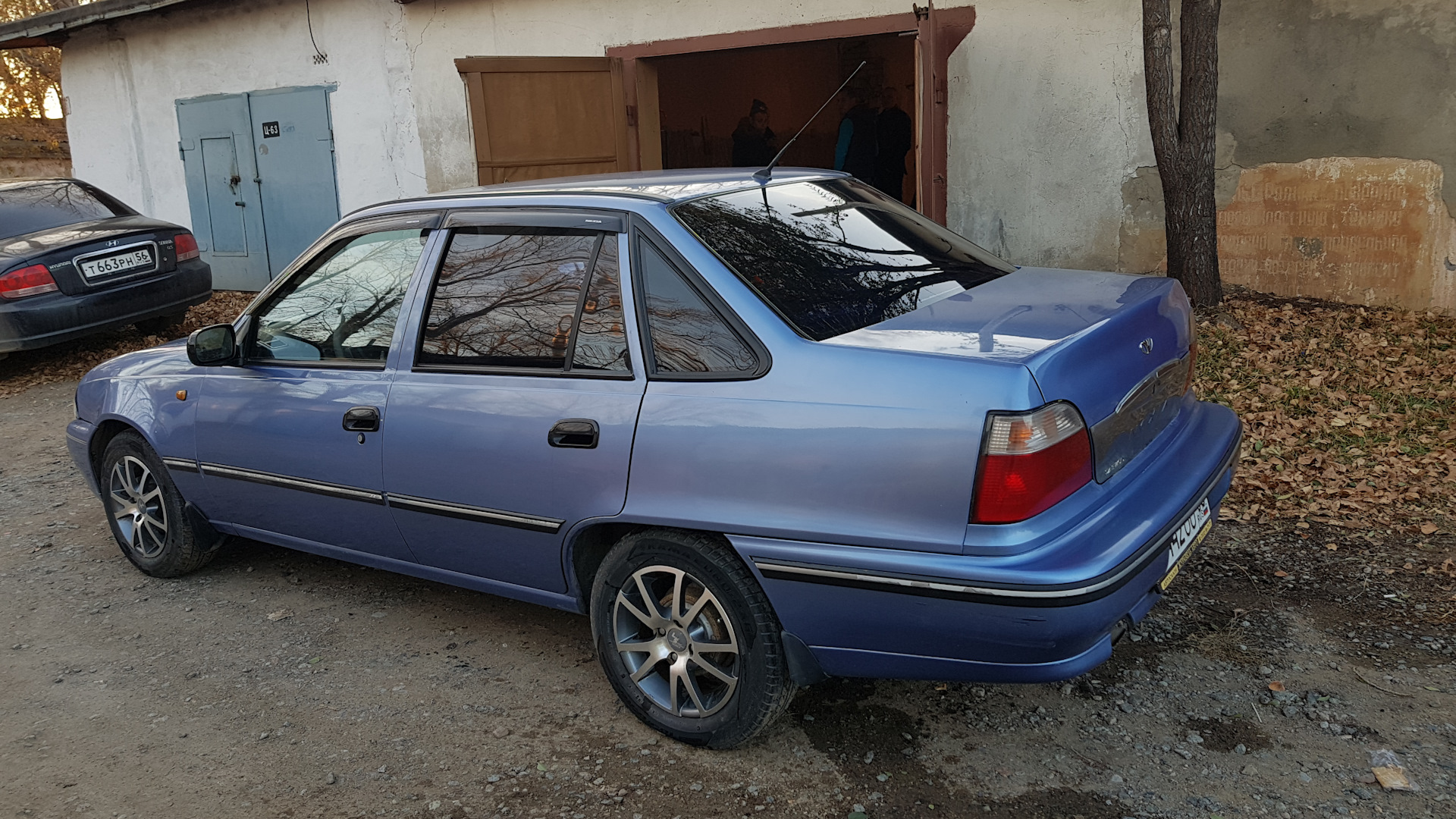 Daewoo Nexia (N150) 1.5 бензиновый 2008 | Перламутрово-голубой на DRIVE2