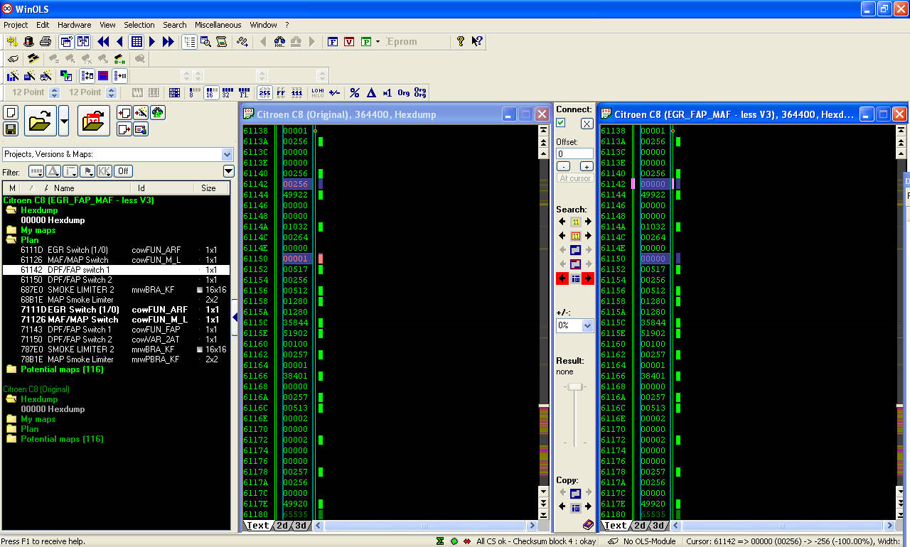 Прошивка мозгов. Изменение программы EDC15C2. — Citroen C8, 2,2 л, 2003 ...