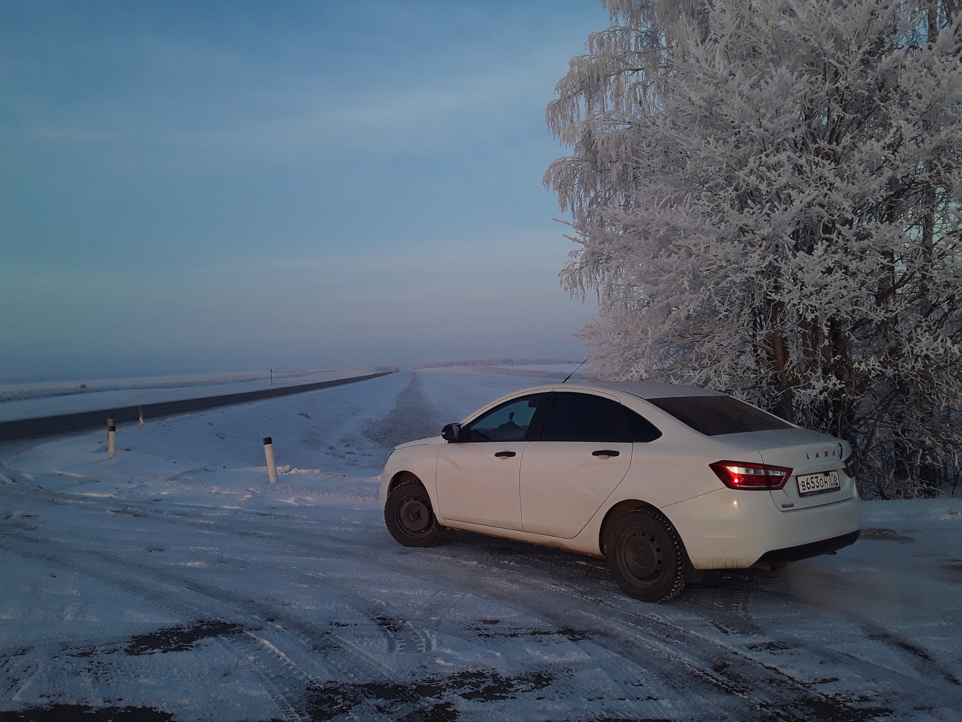 Lada Vesta 159 зима