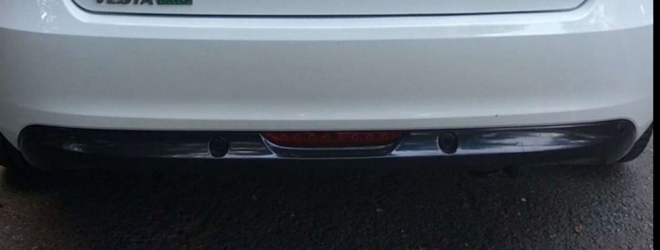 Диффузор заднего бампера. на Lada Vesta (1G). Б/у | 2 000 ₽ в городе ...