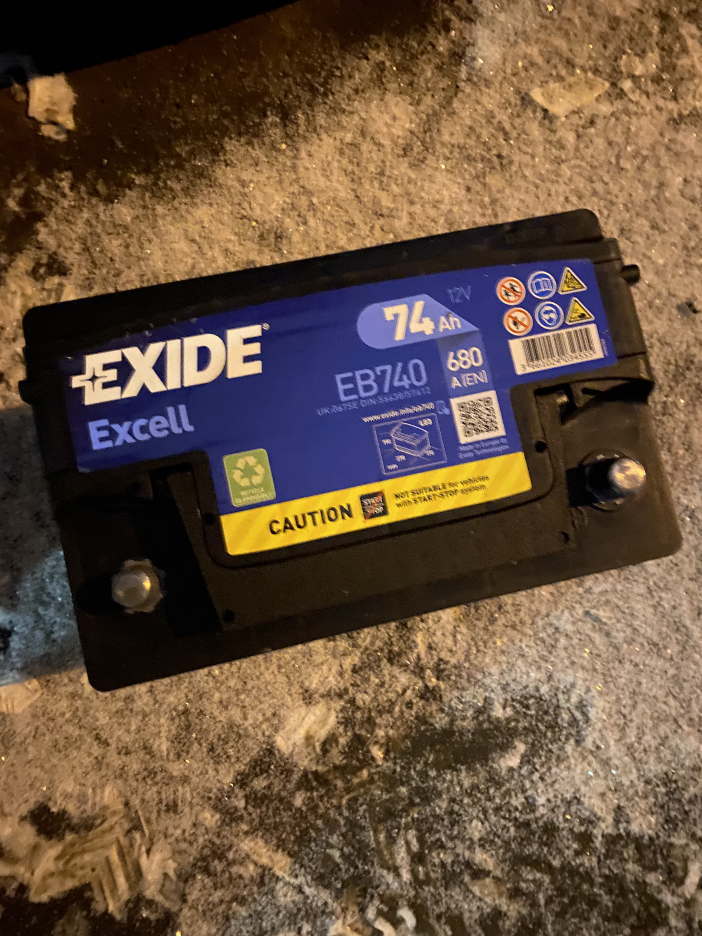 Exide eb740