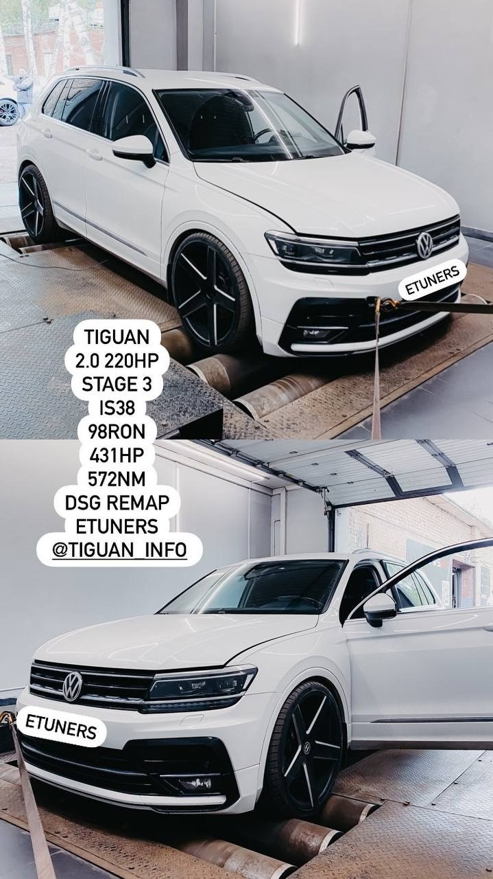 Стаге 3 или Бархатные тяги теперь едут! — Volkswagen Tiguan (2G), 2 л, 2018  года | тюнинг | DRIVE2