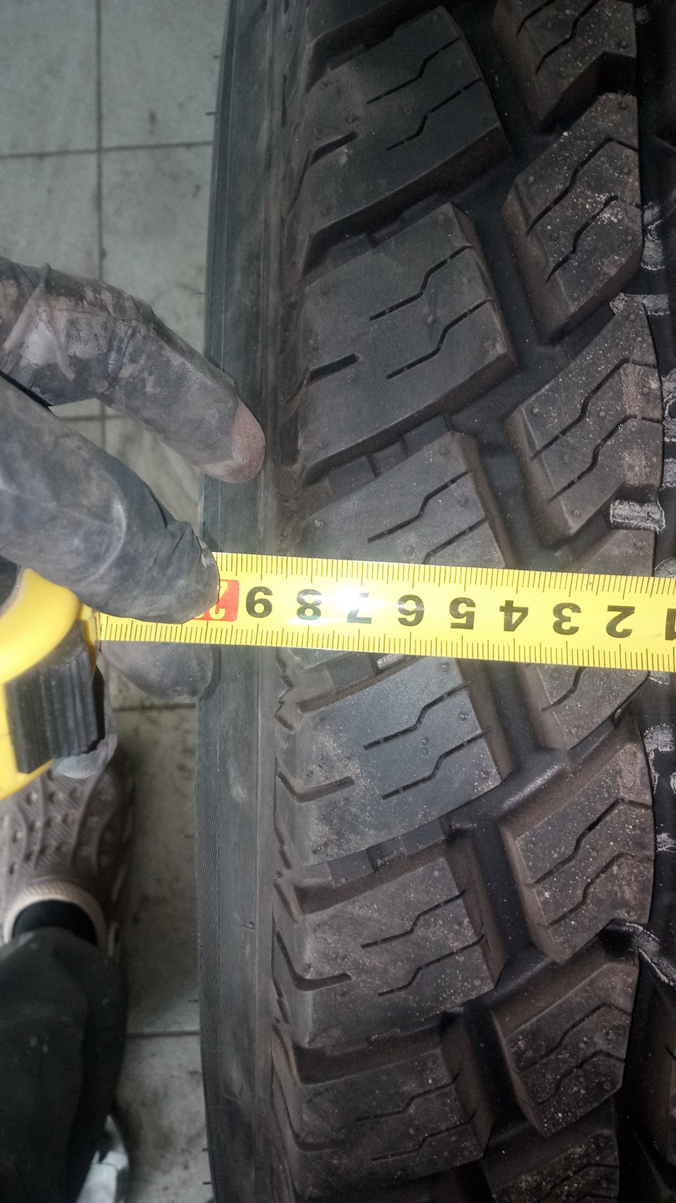 Ширина протектора 18,5см. — SsangYong Kyron