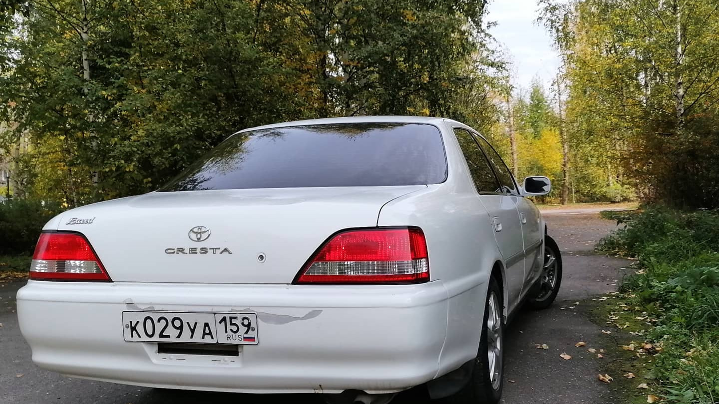 Toyota Cresta (100) 2.5 бензиновый 1997 | Белая красавица 2.5 на DRIVE2