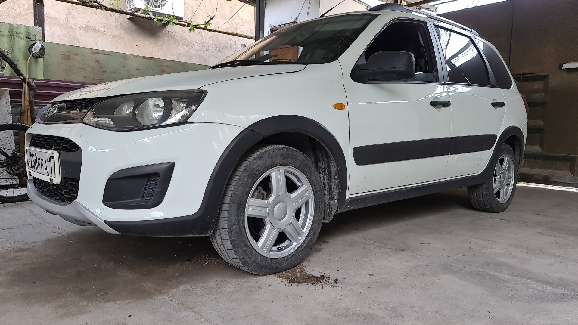 Переобулся на летние Торусы — Lada Kalina Cross, 1,6 л, 2014 года ...