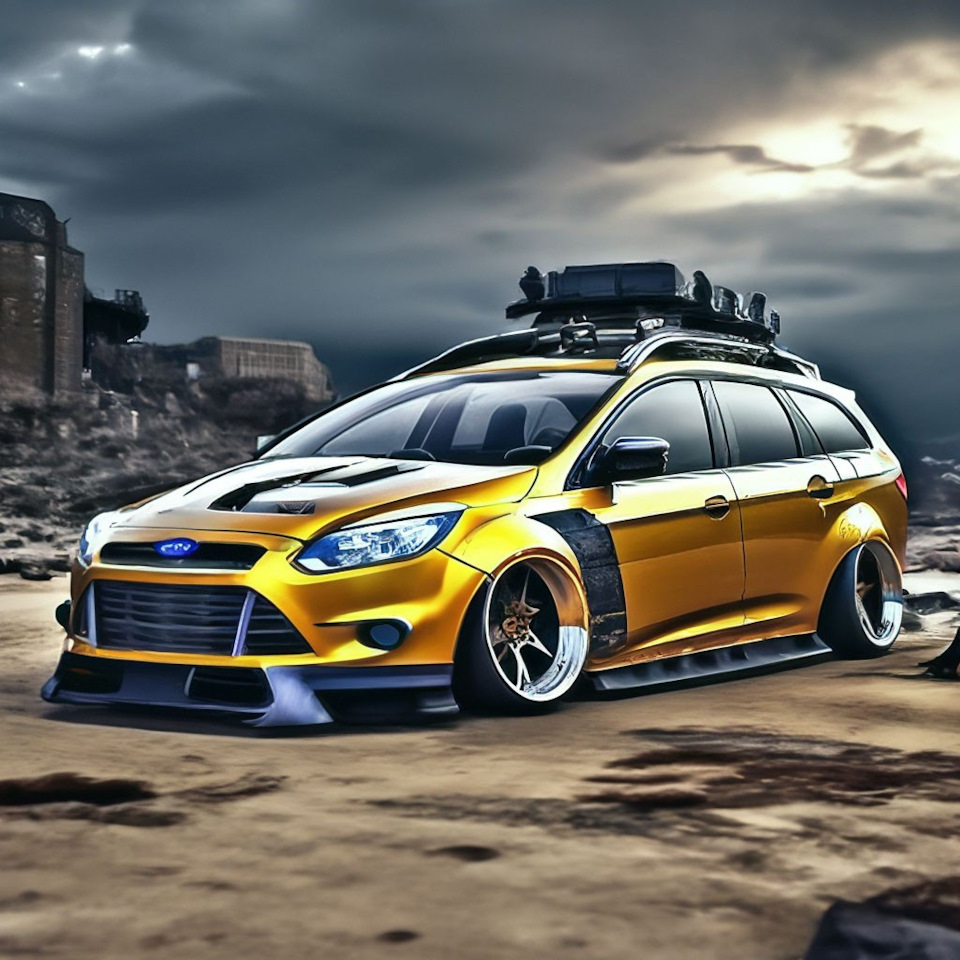 Ford Focus 2 stance универсал