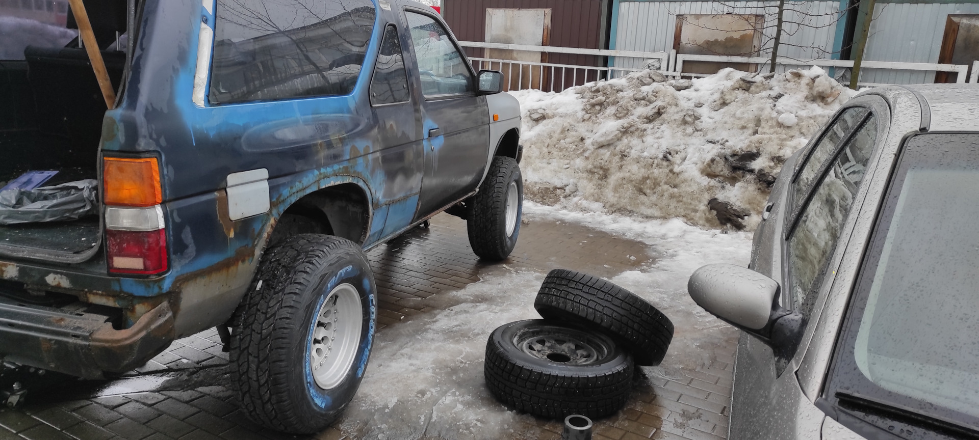 Шины и диски для тачки. — Nissan Terrano I, 2,4 л, 1991 года | шины ...