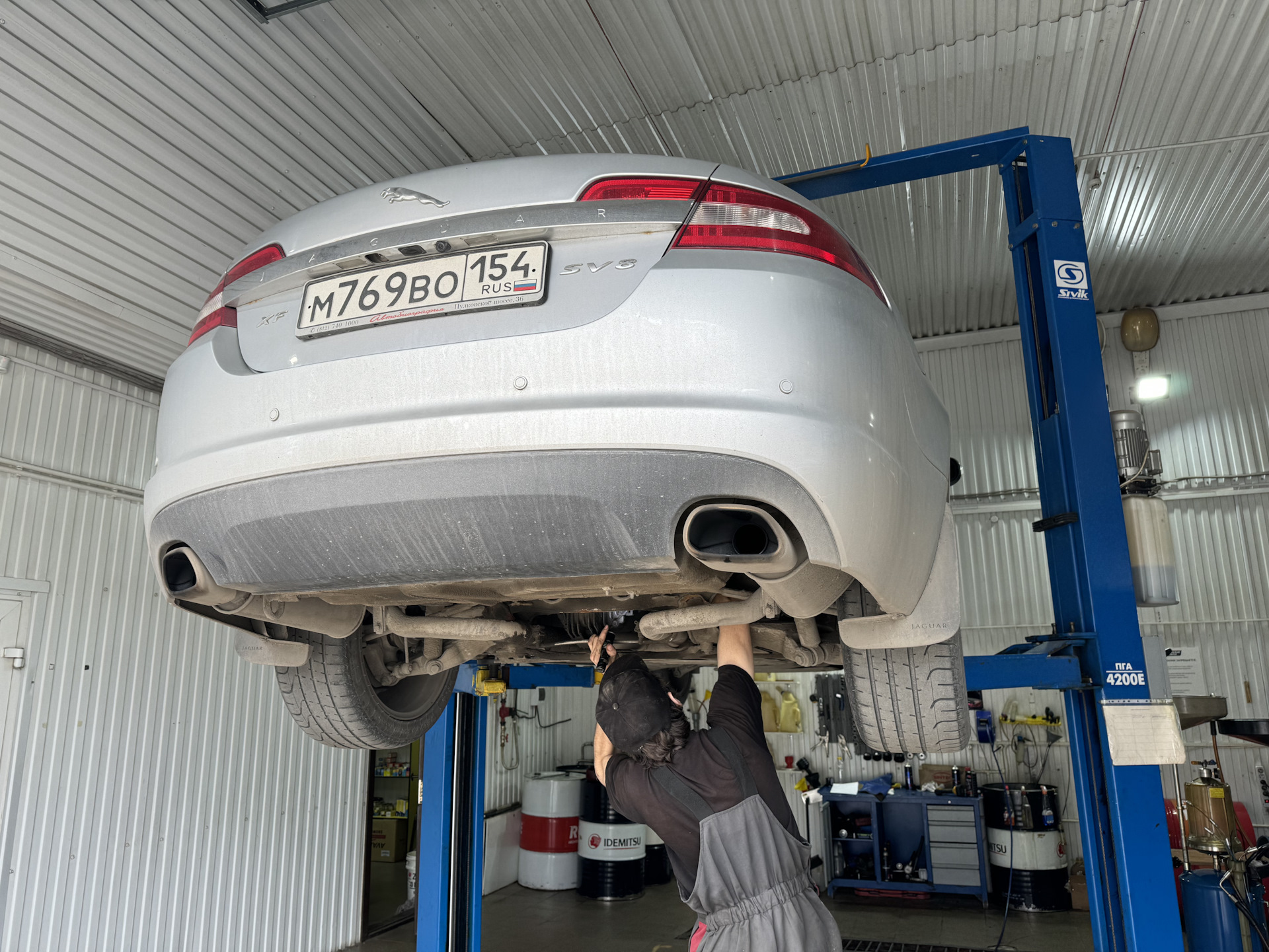 Сапун редуктора — Jaguar XF (1G), 4,2 л, 2008 года | визит на сервис ...