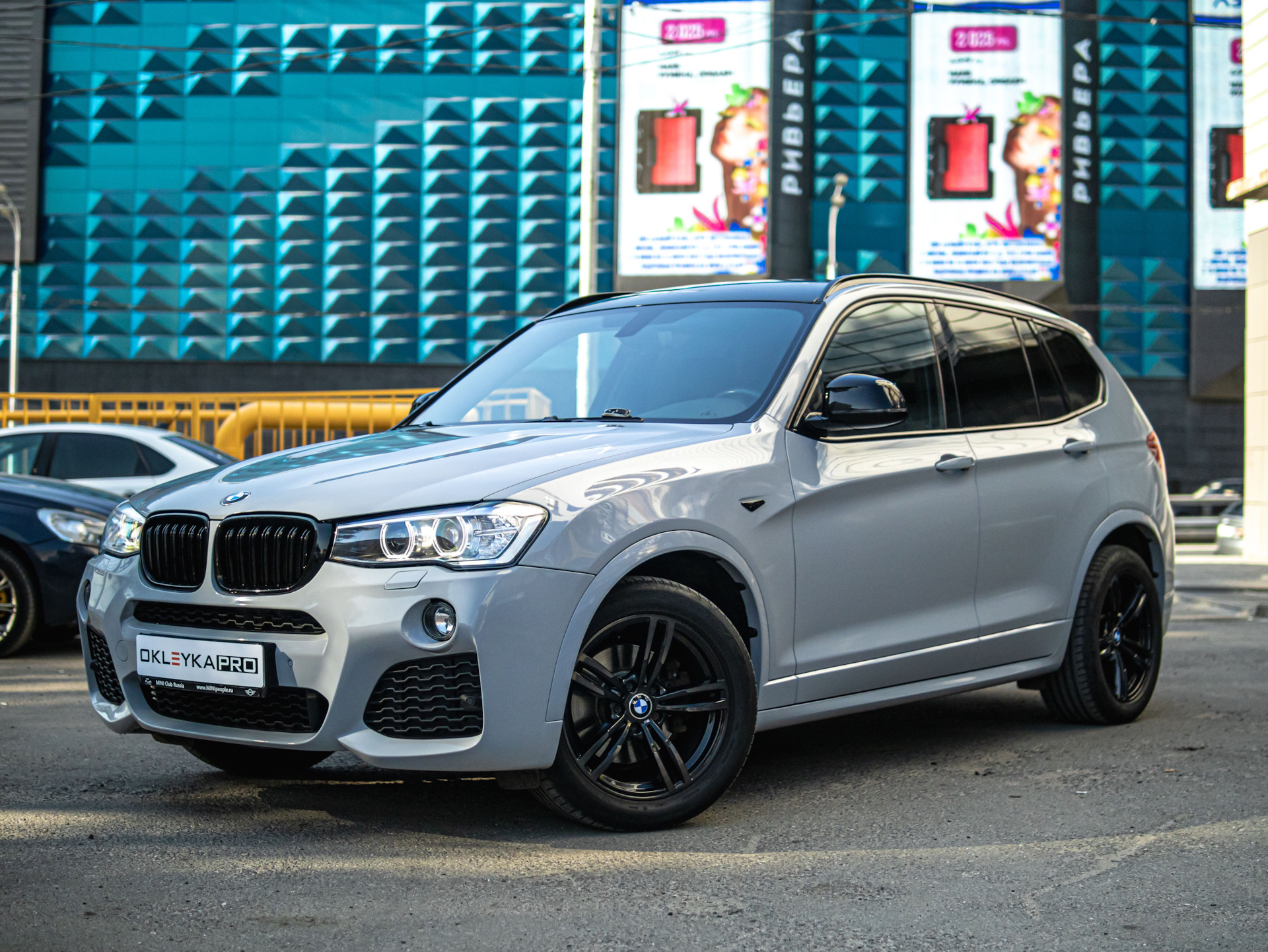BMW X3 оклейка 🚗 в Nardo Grey от Sunmax — OKLEYKA.PRO на DRIVE2