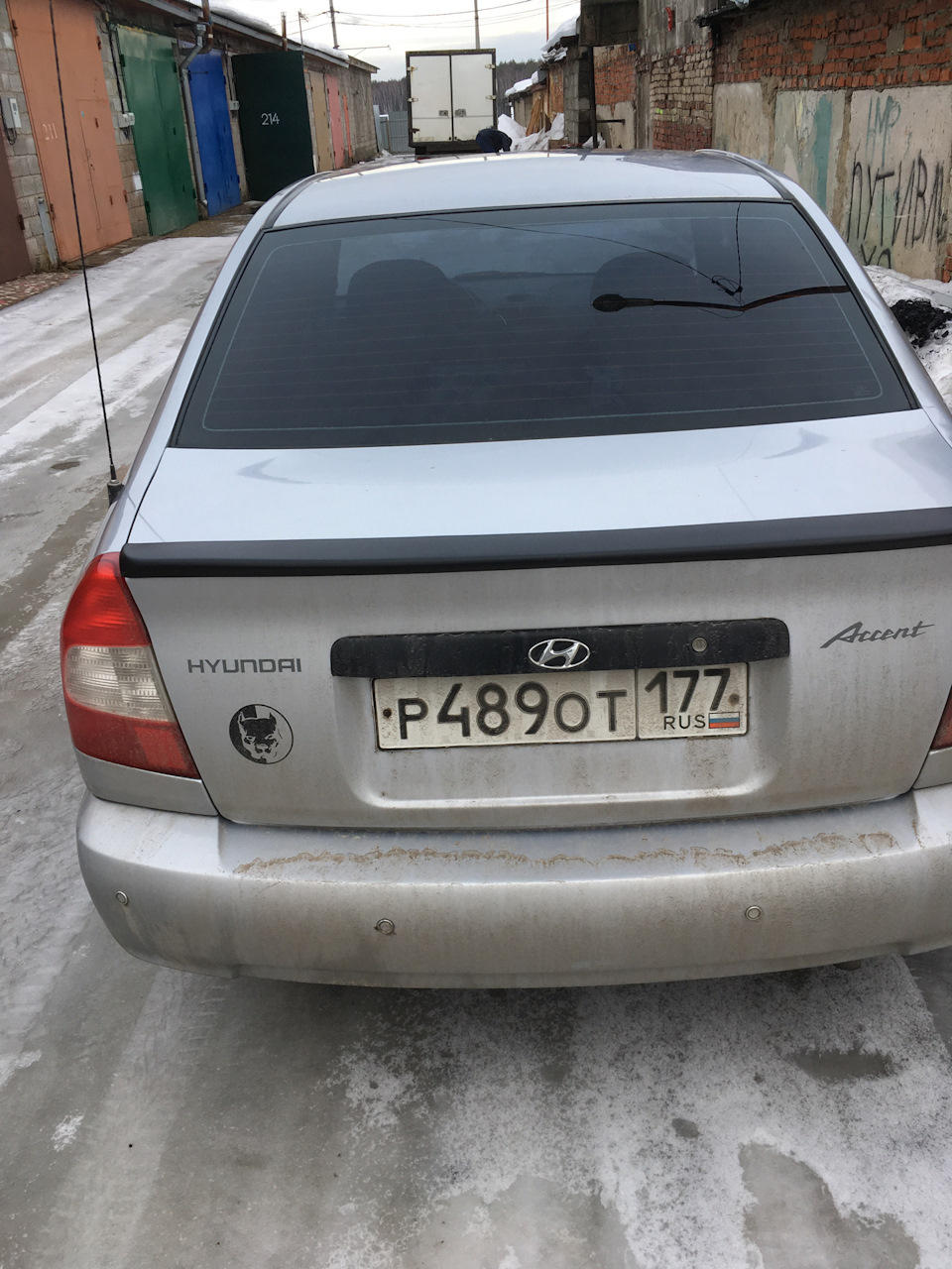 Лип спойлер. — Hyundai Accent (2G), 1,5 л, 2007 года | просто так | DRIVE2