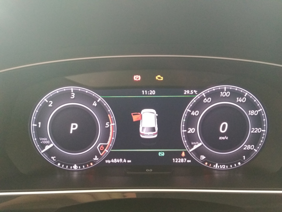 3. ТО-1. Пробег — 12284 км. — Volkswagen Tiguan (2G), 2 л, 2018 года ...