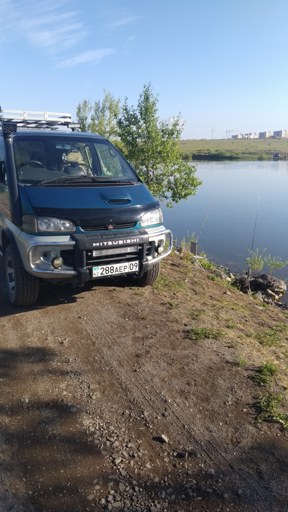 Немного рыбалки вам в ленту. — Mitsubishi Delica (L400), 2,8 л, 1997 года |  путешествие | DRIVE2