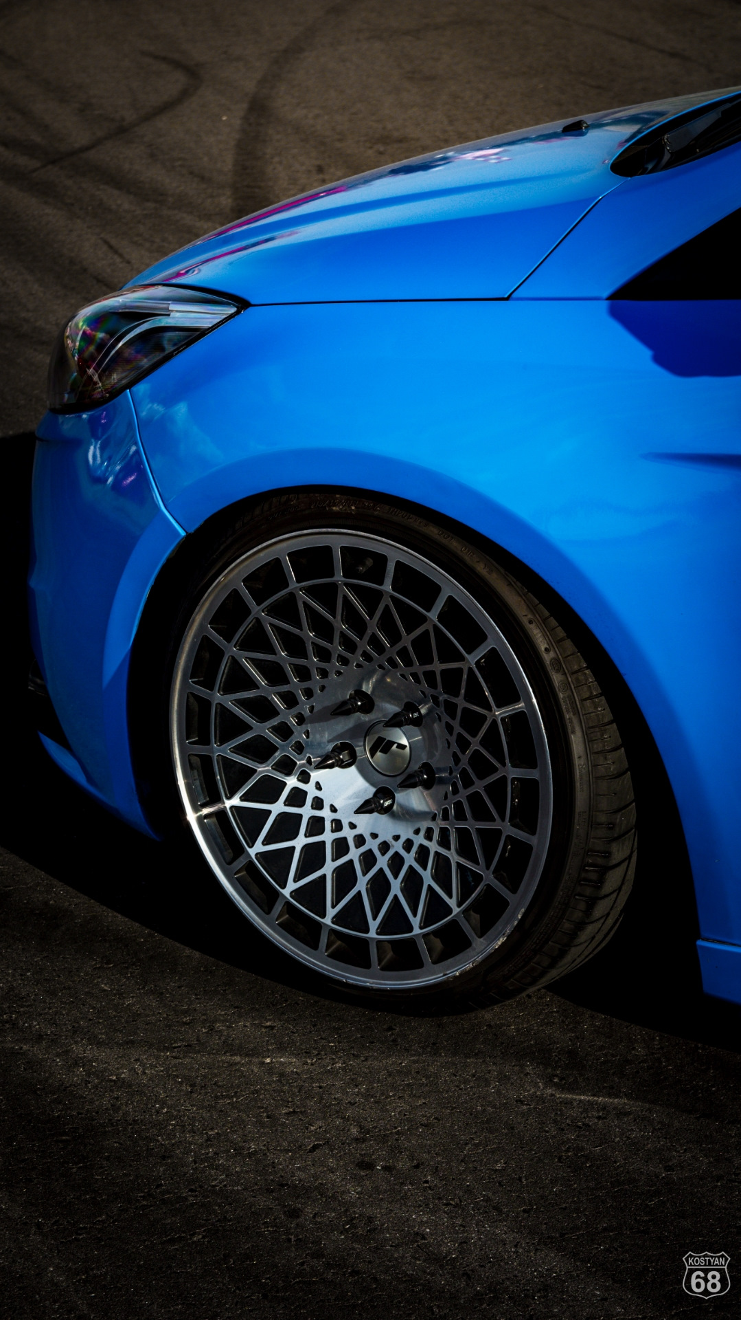 Гайки на колеса RAYS Spiked Steel — Ford Focus Wagon III, 2 л, 2014 ...