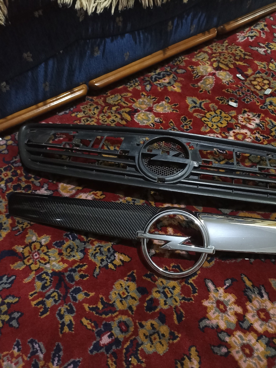 Оклейка Решетки пленкой. — Opel Meriva (A), 1,6 л, 2008 года | своими ...