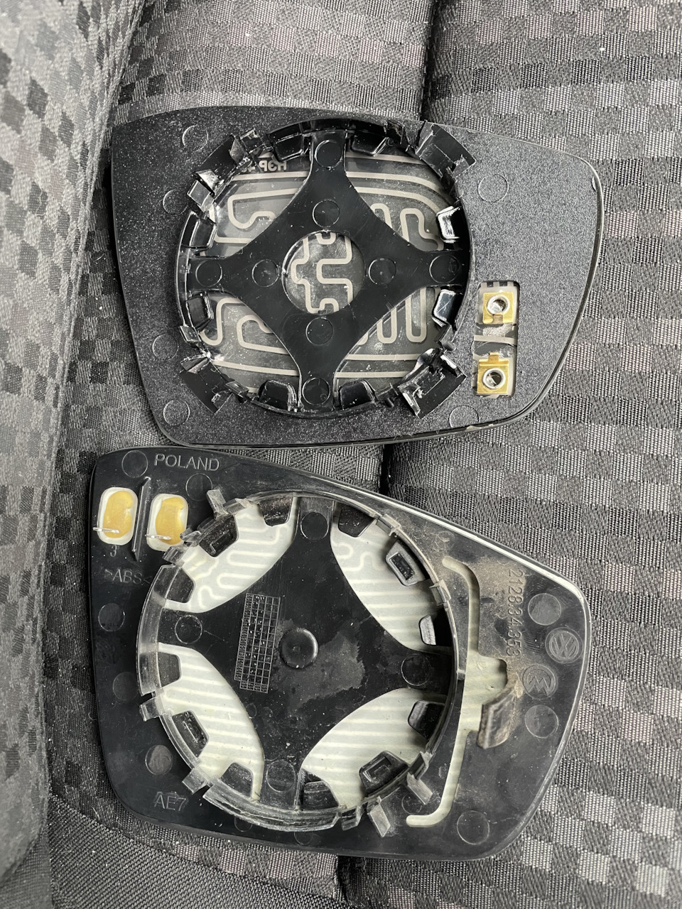 Зеркало асферическое. Временный пост — Volkswagen Polo Sedan, 1,6 л ...