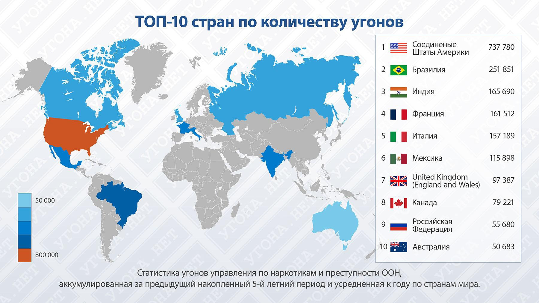 Мировая статистика угонов автомобилей – на каком месте Украина — DRIVE2