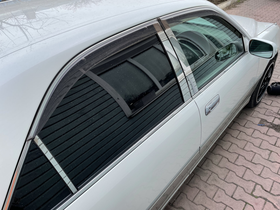 4. Хромовые накладки прощайте) — Toyota Crown (S170), 2,5 л, 2001 года ...