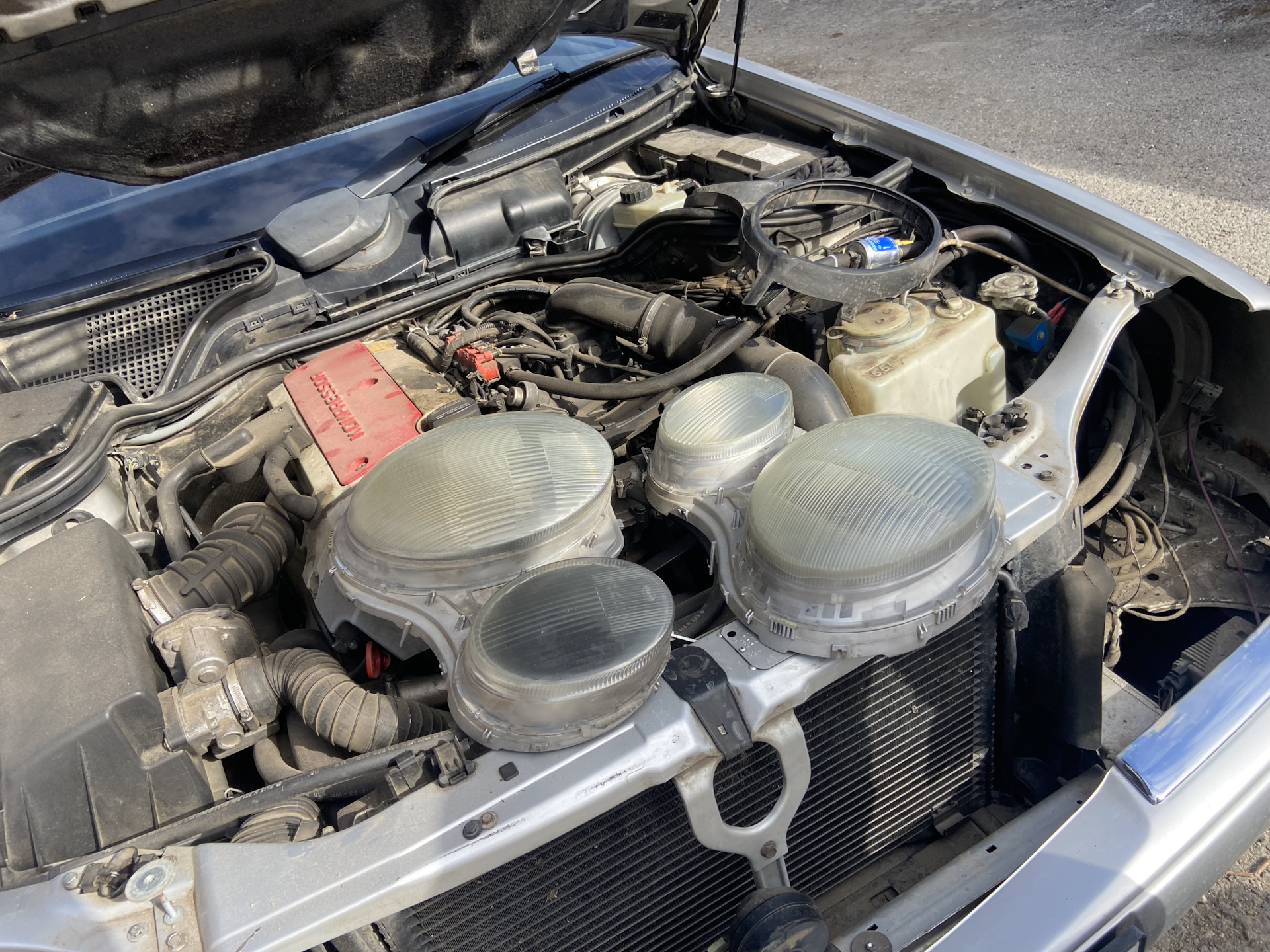 Полировка фар. — Mercedes-Benz E-class (W210), 2 л, 1999 года | своими ...