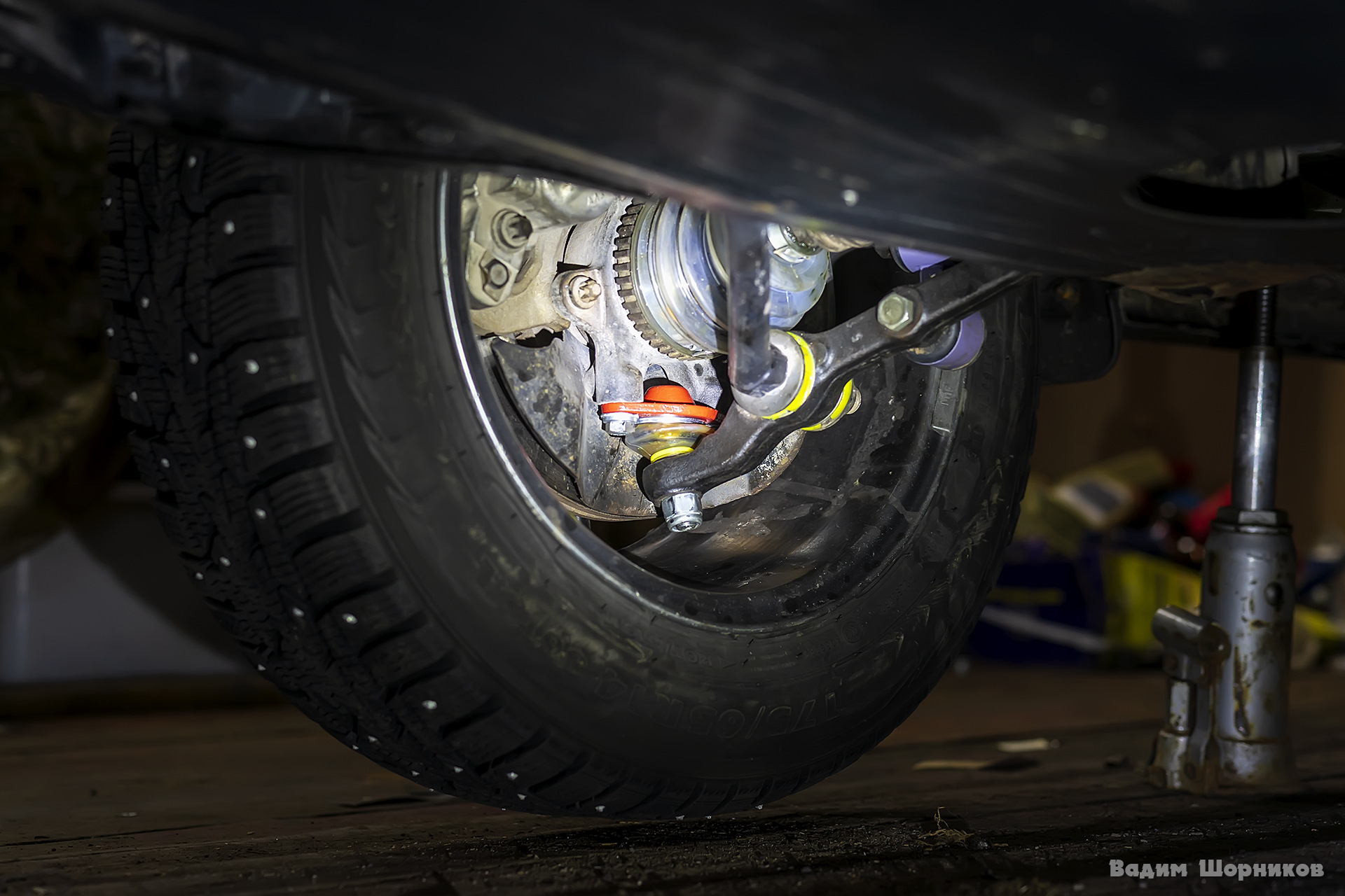 Передняя подвеска: замена стоек, сайлентблоков, ромашек, яиц, рулевых ...