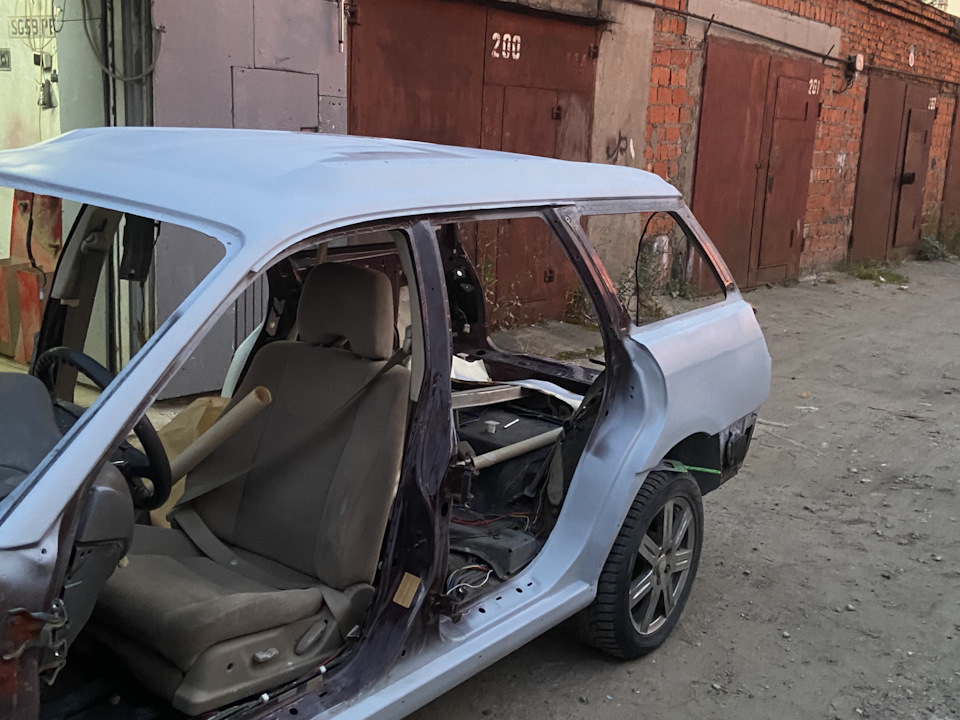 Первая моя окраска машины #2 — Subaru Outback (BH), 2,5 л., 1999 года ...