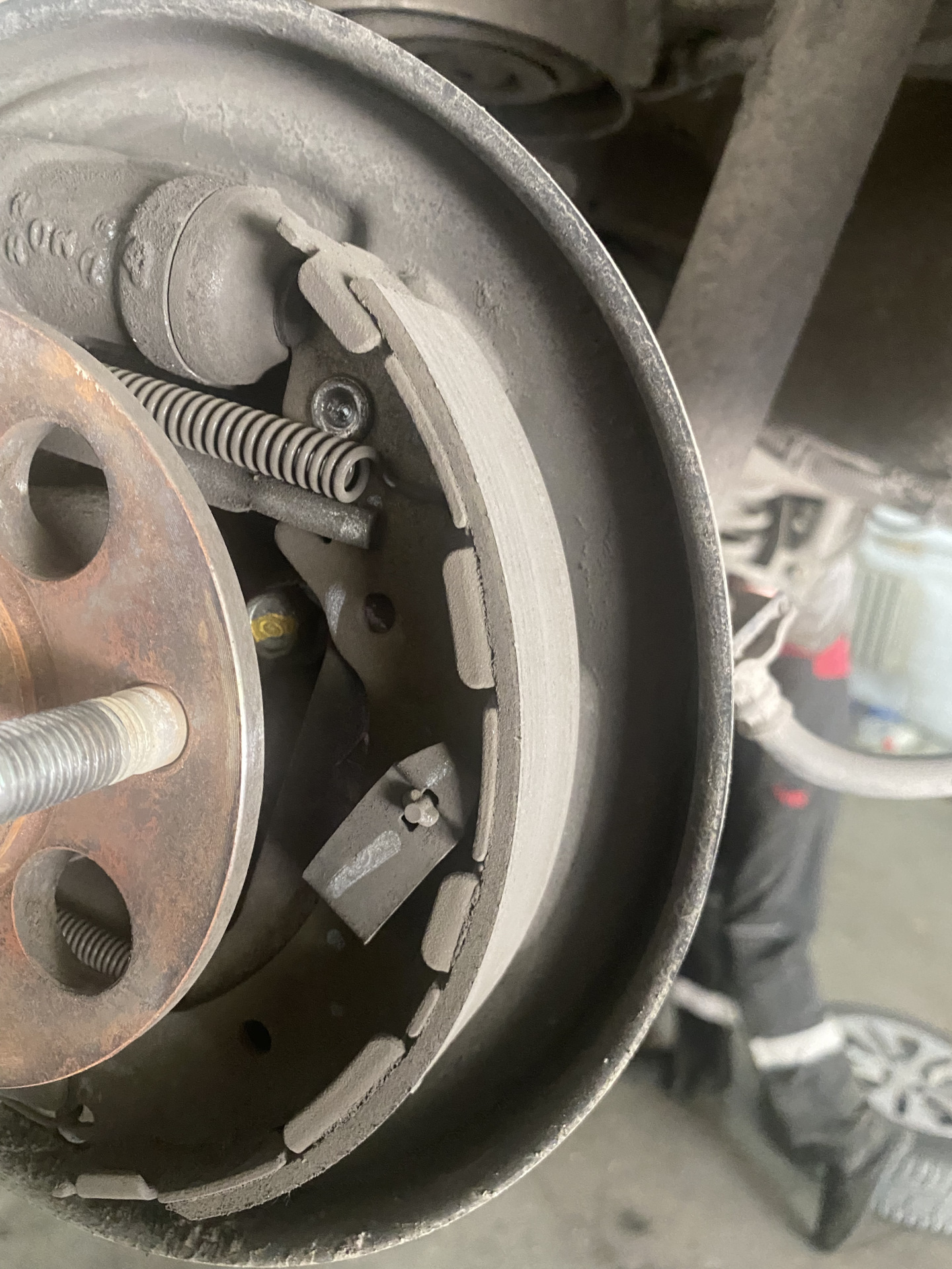 Задние тормозные колодки барабан Рио 4 — KIA Rio (4G), 1,6 л, 2019 года ...