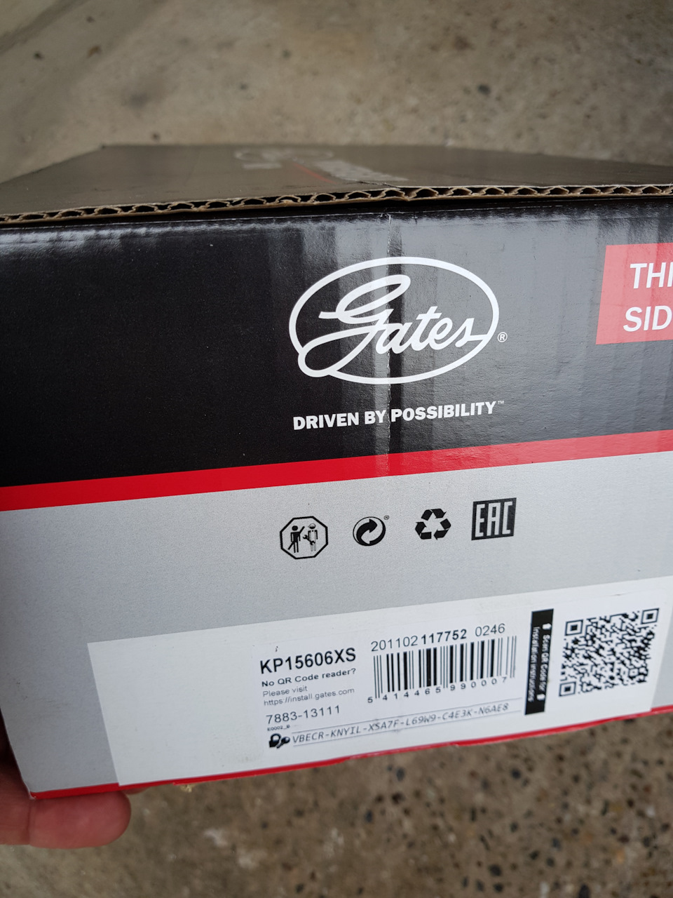 KP15606XS Ремкомплект ГРМ с водяной помпой (насосом) GATES | Запчасти ...