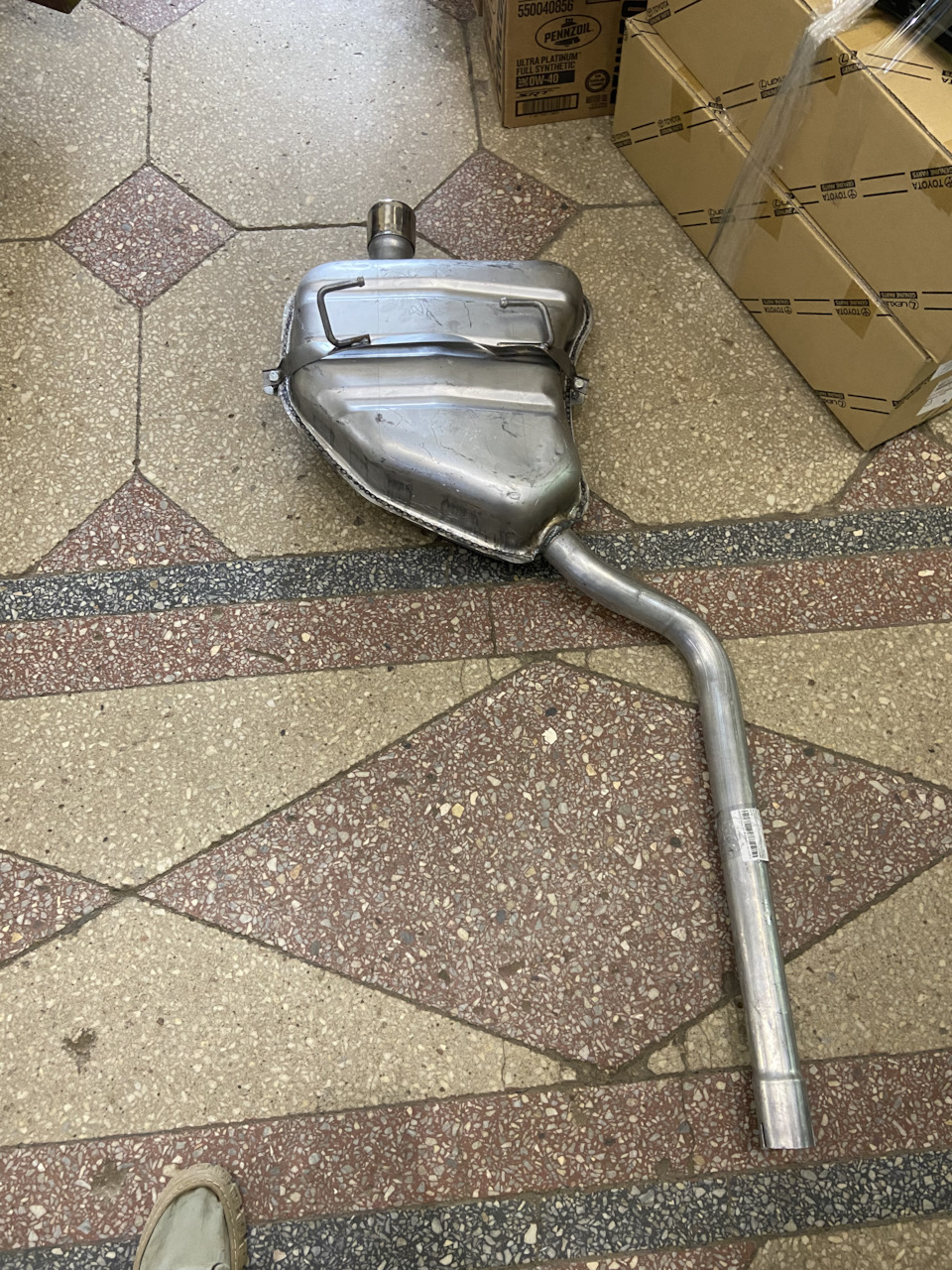 Замена задней части глушителя. — MINI Cooper Mk I, 1,6 л, 2006 года ...