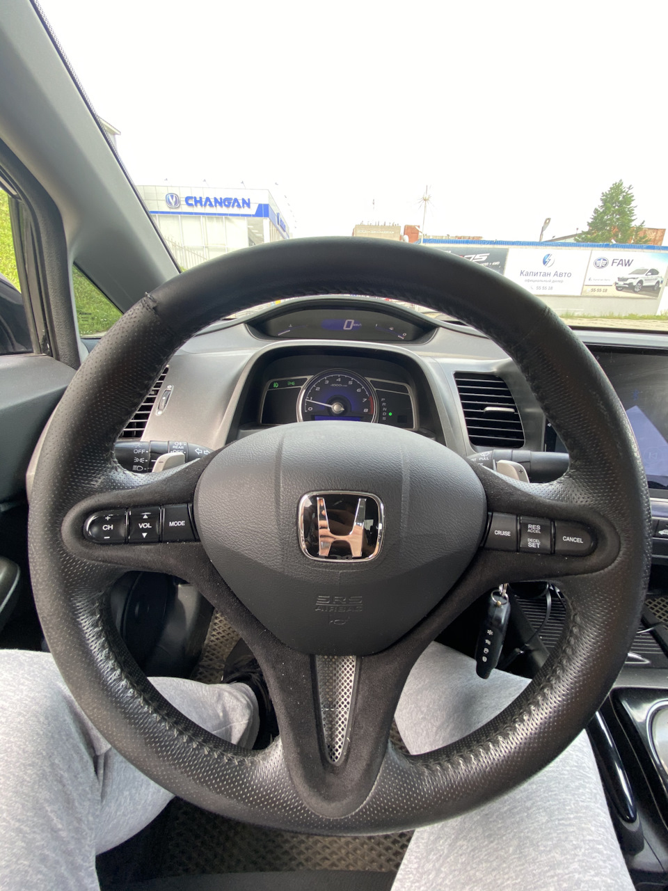 29. Чисто русское ДТП, Перешив руля, выкидной ключ. — Honda Civic 4D (8G),  1,8 л, 2008 года | просто так | DRIVE2