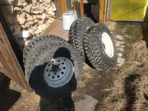 Шины для УАЗ 469 и Рекорд №11. Первая зима "Председателя". Замена шин. УАЗ 469, 2,4л. 1980 год на DRIVE2