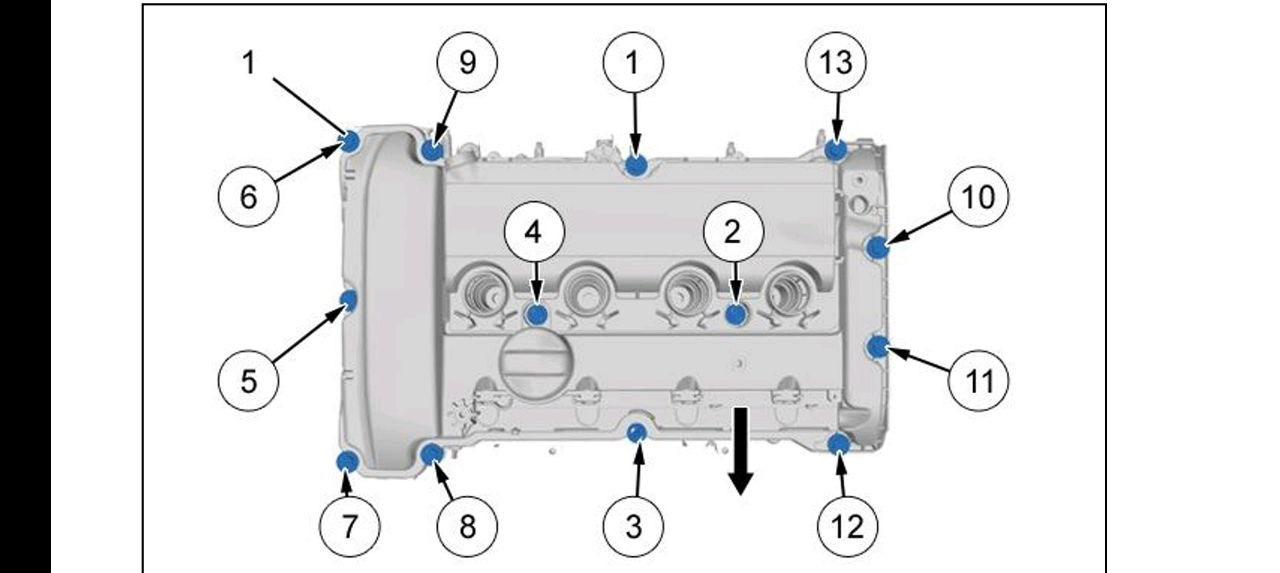 Порядок затяжки болтов клапанной крышки z18xer Постучись в мою дверь или устранение стука гидрика - Citroen C5 (2G), 1,6 л, 201